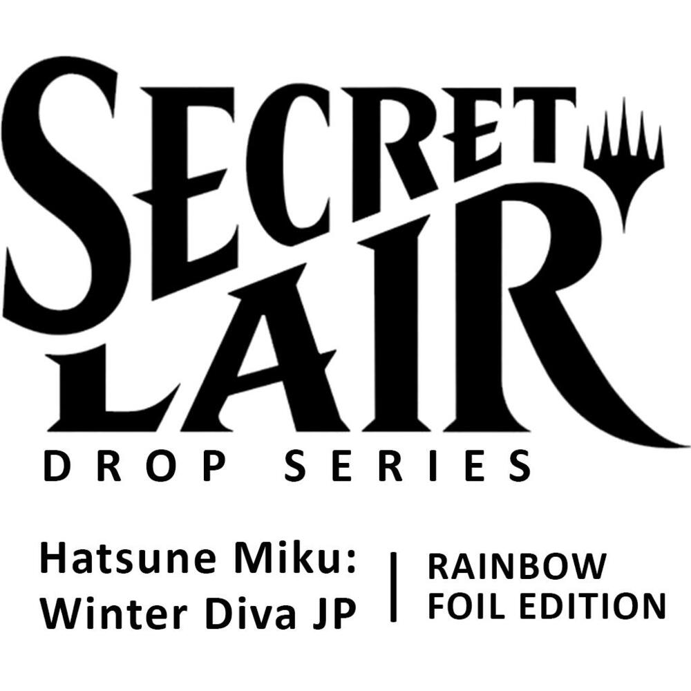 Secret Lair Drop: Secret Lair x Hatsune Miku: Winter Diva JP - Rainbow Foil Edition