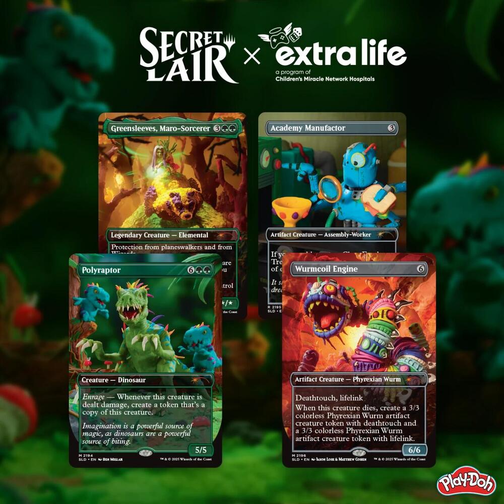 Secret Lair x Play-Doh: Squishful Thinking: Extra Life 2025 - Non-Foil Edition