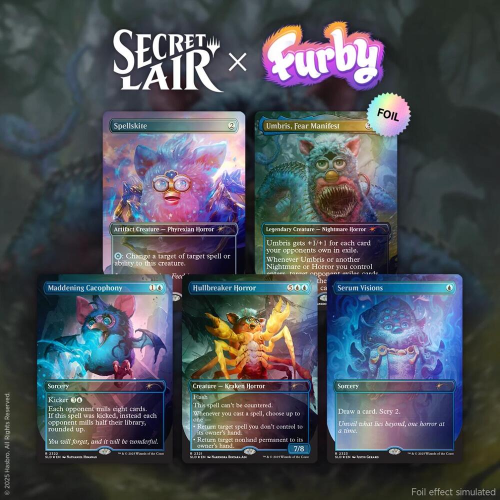 Secret Lair x Furby: The Oddbodies - Rainbow Foil Edition