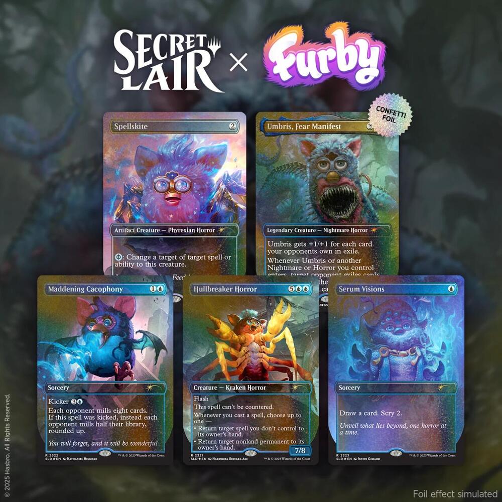 Secret Lair x Furby: The Oddbodies - Confetti Foil Edition