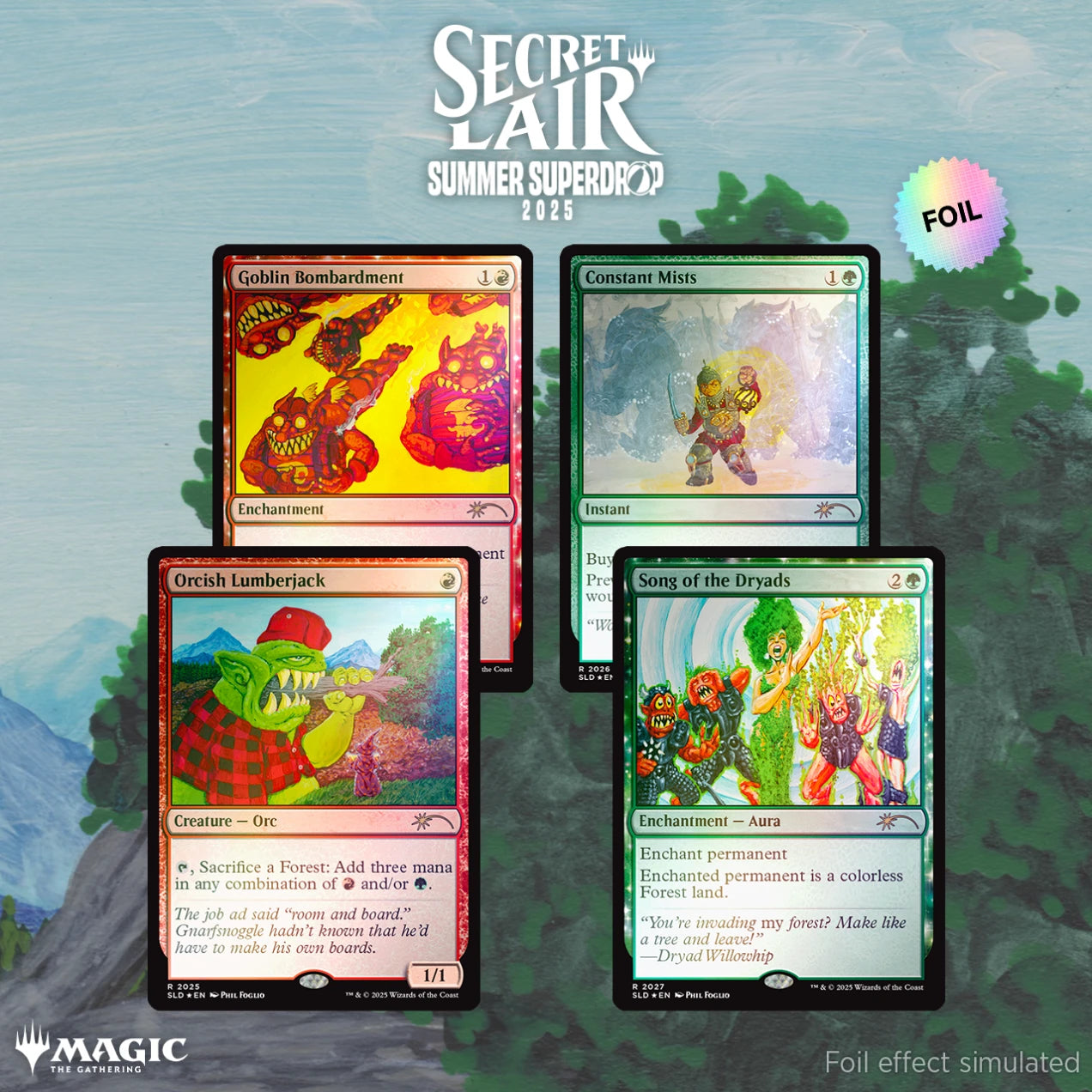 Secret Lair Drop Series - Artist Series: Phil Foglio (Rainbow Foil Edition)