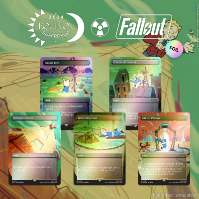 Secret Lair Drop: Secret Lair x Fallout: Points of Interest (Rainbow Foil Edition)