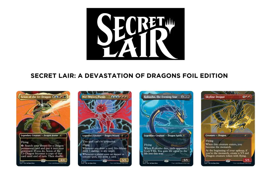 Secret Lair Drop: A Devastation of Dragons - Rainbow Foil Edition