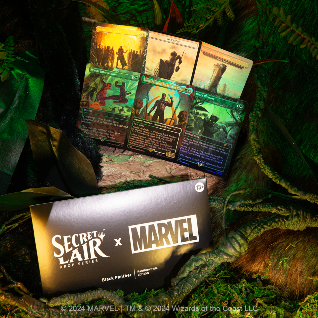 Secret Lair Drop: Secret Lair x Marvel's Black Panther (Rainbow Foil Edition)
