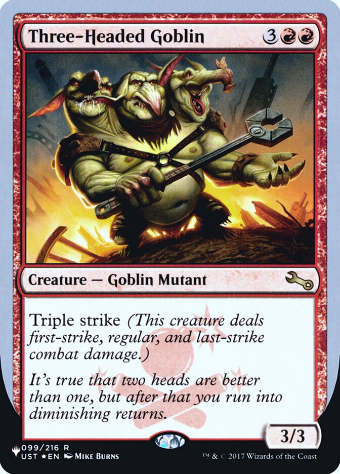 Three-Headed Goblin (en Near Mint)