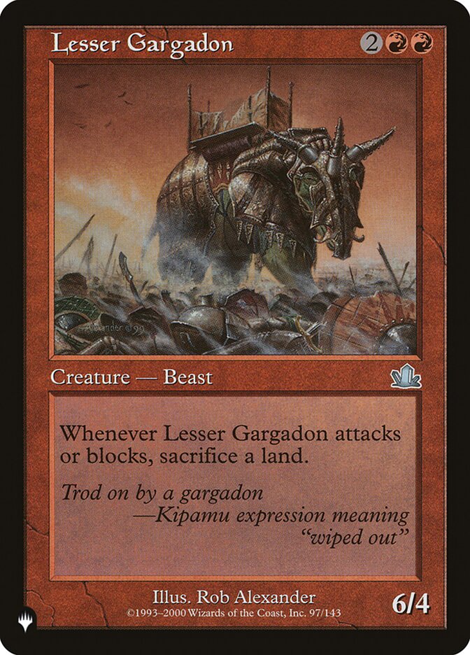 Lesser Gargadon (en Near Mint)