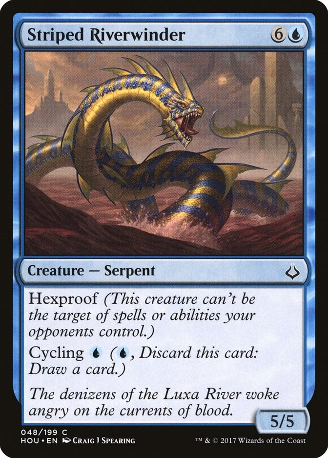 Striped Riverwinder (NM Foil)