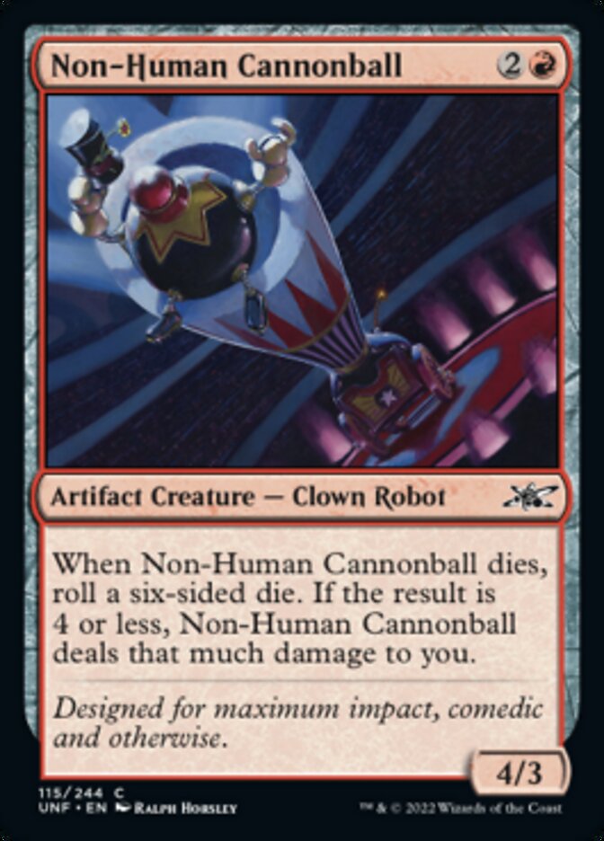 Non-Human Cannonball (en Near Mint)