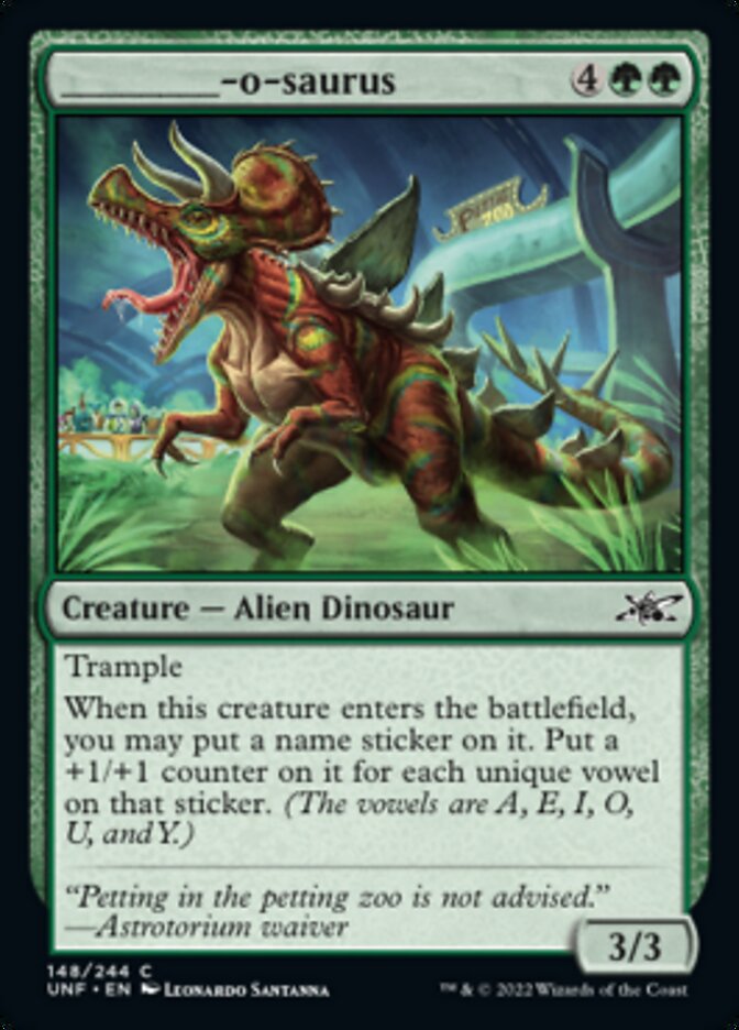 ________-o-saurus (en Near Mint)