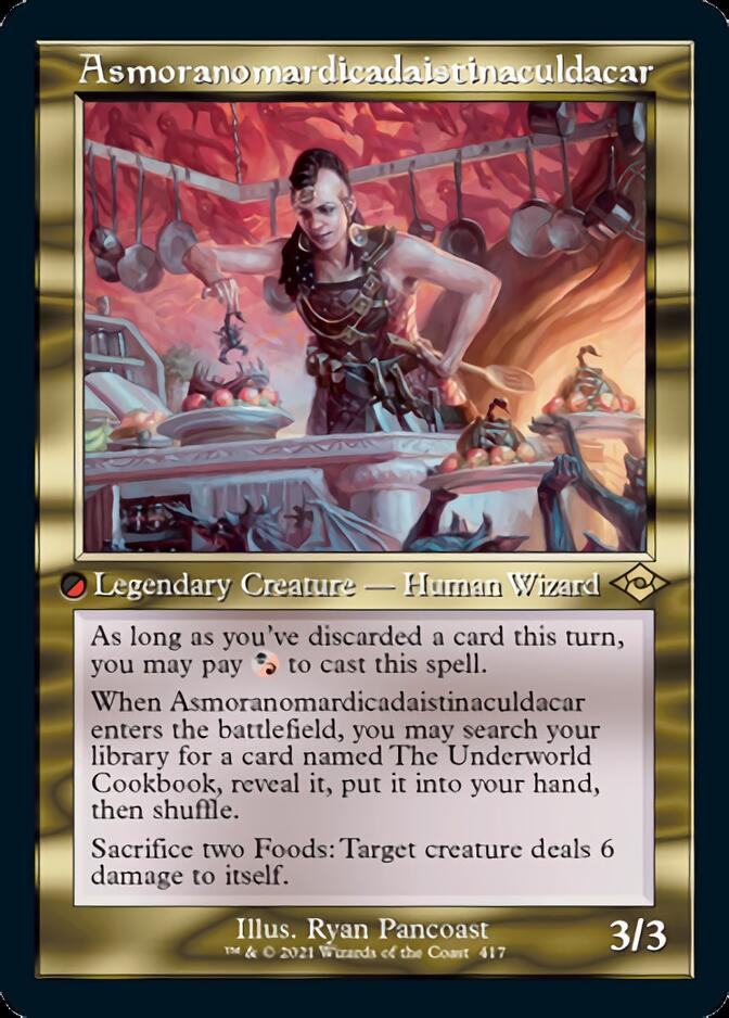 Asmoranomardicadaistinaculdacar (V.1) (de Near Mint)