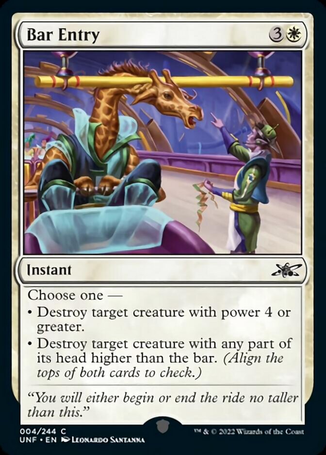 Bar Entry (en Near Mint)