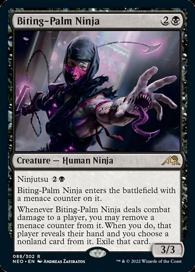 Biting-Palm Ninja (de Near Mint)