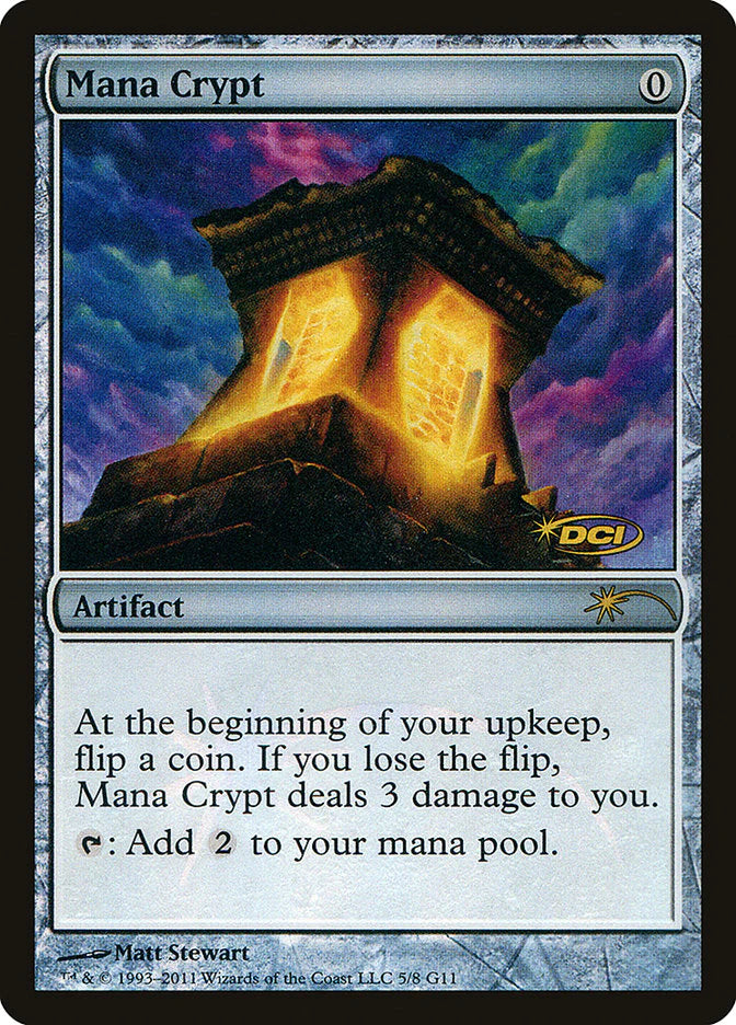 Mana Crypt (NM Foil) [Judge Gift Cards]