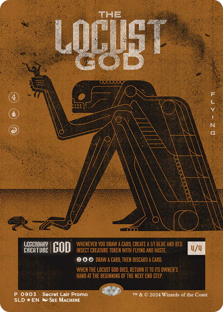 The Locust God (NM Foil) [Secret Lair Drop Series]
