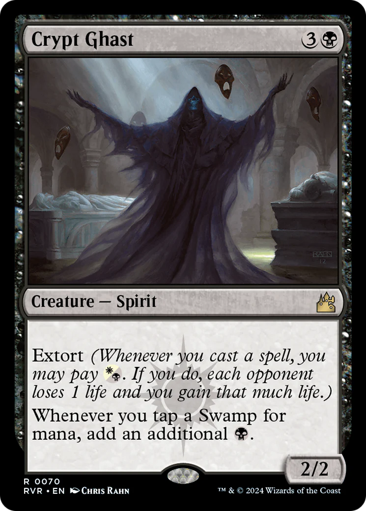 Crypt Ghast (NM Foil) [Ravnica Remastered]