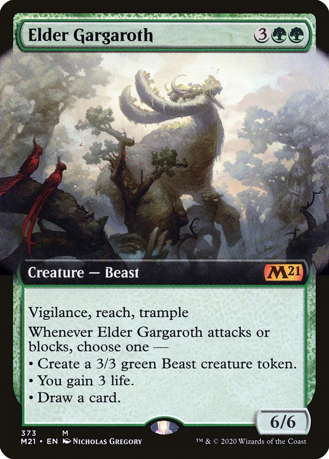 Elder Gargaroth (NM Nonfoil) [Core Set 2021 Collectors]