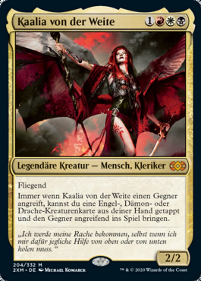 Kaalia of the Vast (German, NM Nonfoil) [Double Masters]