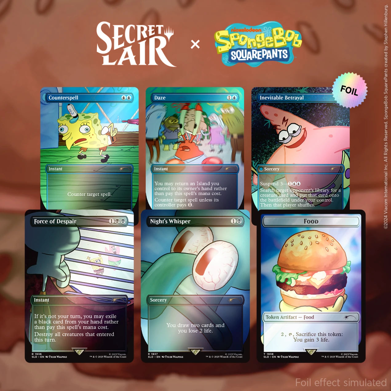 Secret Lair Drop: Spongebob Squarepants: Internet Sensation - Rainbow Foil Edition
