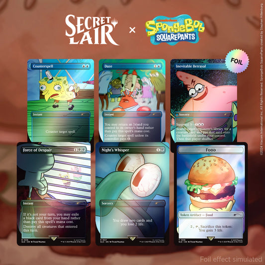 Secret Lair Drop: Spongebob Squarepants: Internet Sensation - Rainbow Foil Edition