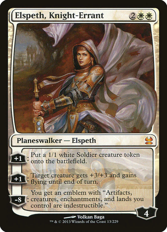 Elspeth, Knight-Errant (NM Foil) [Modern Masters]