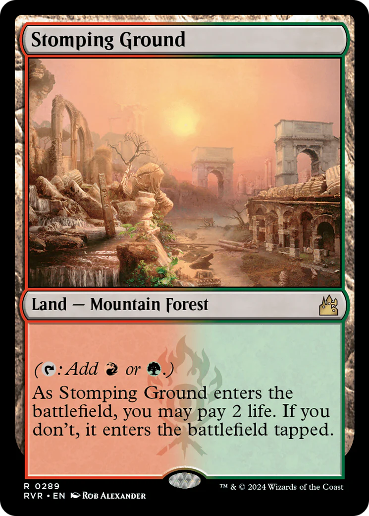 Stomping Ground (NM Foil) [Ravnica Remastered]