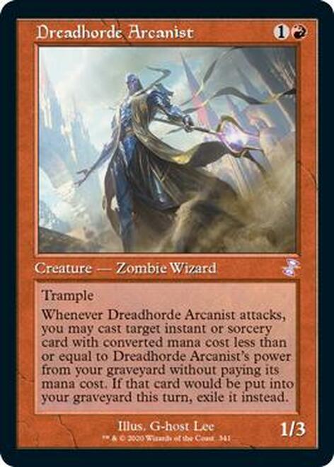 Dreadhorde Arcanist (Timeshifted, NM Foil) [Time Spiral Remastered]