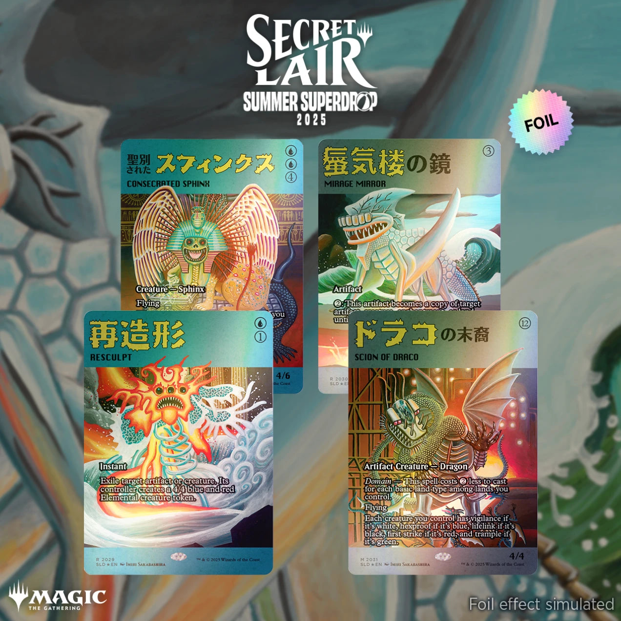 Secret Lair Drop Series - Featuring: Imiri Sakabashira (Rainbow Foil Edition)