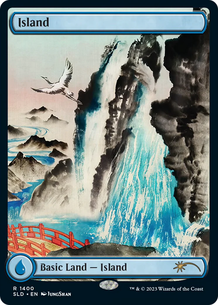 Island (1400) (NM Foil) [Secret Lair Drop Series]