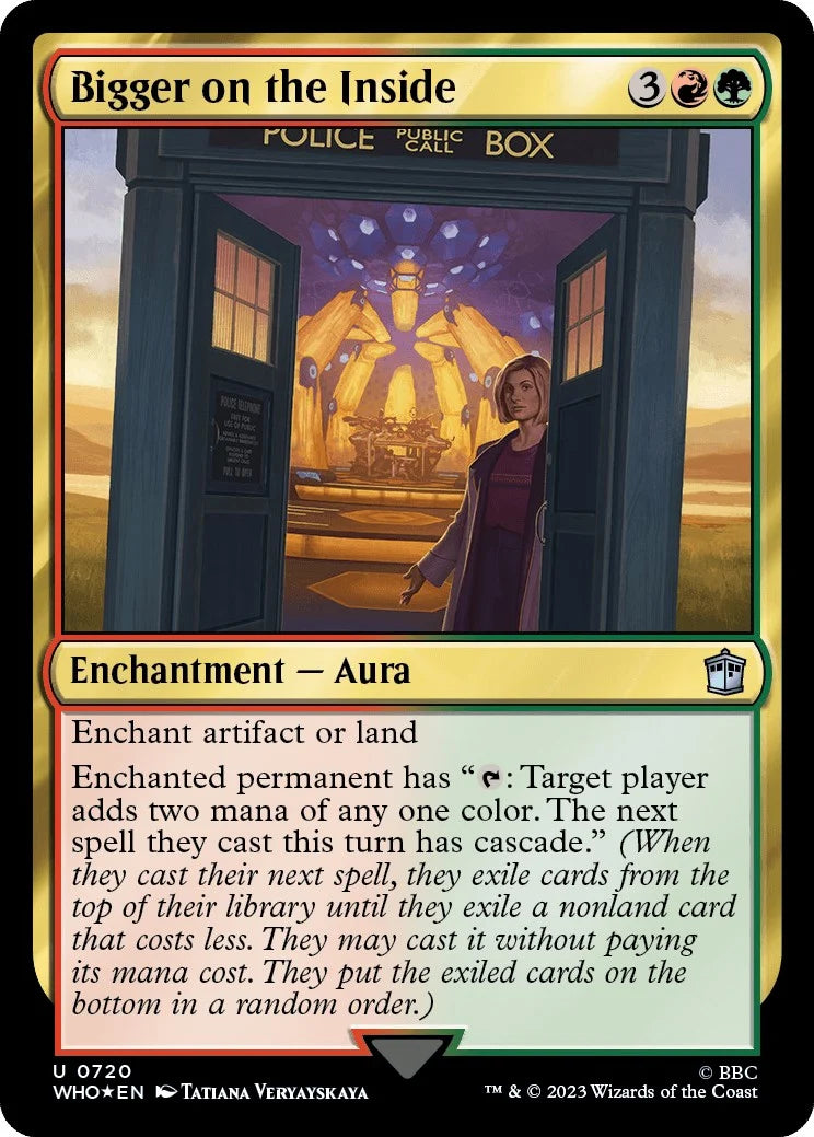 Bigger on the Inside (NM Surge Foil) [Doctor Who]