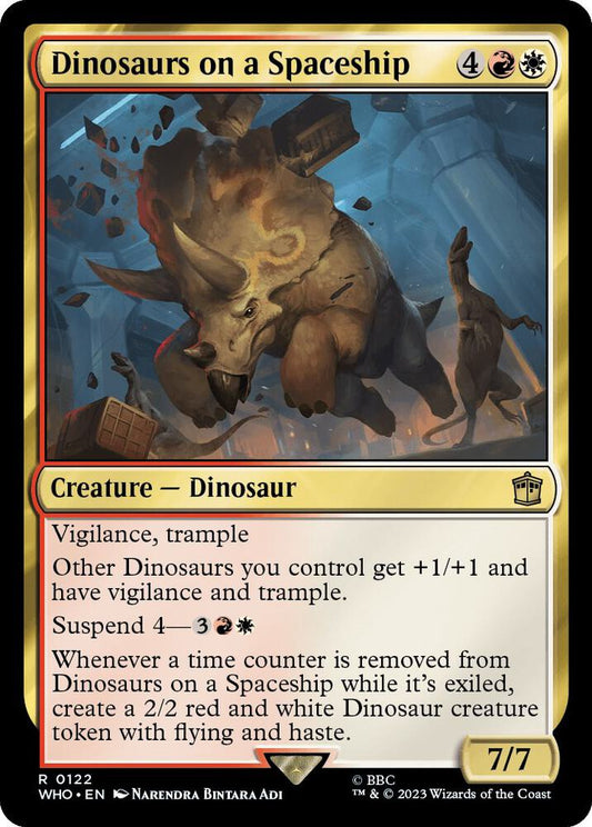 Dinosaurs on a Spaceship (NM Foil) [Doctor Who]