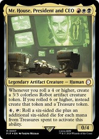 Mr. House, President and CEO (NM Foil) [Fallout]
