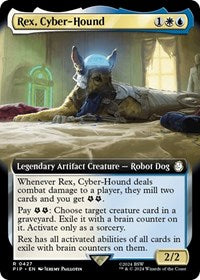 Rex, Cyber-Hound (Extended Art) (NM Foil) [Fallout]