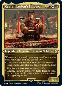 Caesar, Legion's Emperor (Display Commander) - Thick Stock (NM Foil) [Fallout]