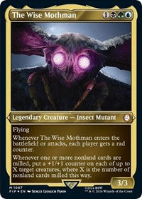 The Wise Mothman (Display Commander) - Thick Stock (NM Foil) [Fallout]