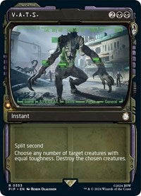 V.A.T.S. (Showcase) (NM Foil) [Fallout]