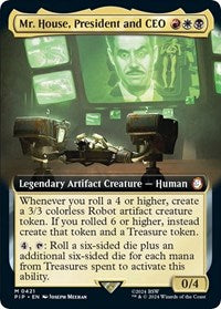 Mr. House, President and CEO (Extended Art) (NM Foil) [Fallout]