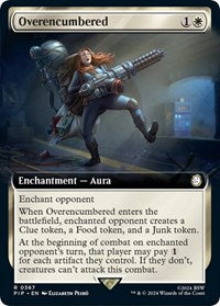 Overencumbered (Extended Art) (NM Nonfoil) [Fallout]