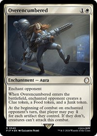 Overencumbered (Surge Foil) (NM Foil) [Fallout]