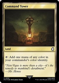 Command Tower (Surge Foil) (NM Foil) [Fallout]