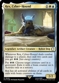 Rex, Cyber-Hound (Surge Foil) (NM Foil) [Fallout]