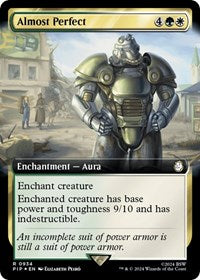 Almost Perfect (Extended Art) (Surge Foil) (NM Foil) [Fallout]