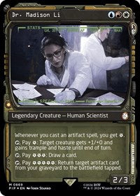 Dr. Madison Li (Showcase) (Surge Foil) (NM Foil) [Fallout]
