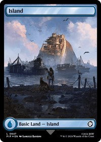 Island (0847) (Surge Foil) (NM Foil) [Fallout]