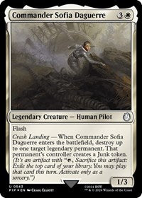 Commander Sofia Daguerre (Surge Foil) (NM Foil) [Fallout]