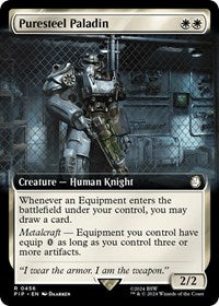 Puresteel Paladin (Extended Art) (NM Foil) [Fallout]