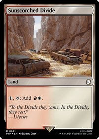 Sunscorched Divide (Surge Foil) (NM Foil) [Fallout]