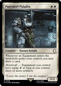 Puresteel Paladin (Surge Foil) (NM Foil) [Fallout]