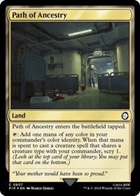 Path of Ancestry (Surge Foil) (NM Foil) [Fallout]