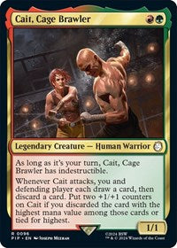 Cait, Cage Brawler (NM Foil) [Fallout]
