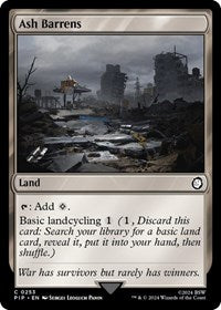 Ash Barrens (NM Foil) [Fallout]